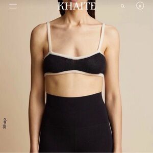 KHAITE Vara Cashmere Bralette
